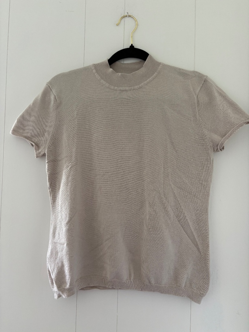 Beige sweater vest/shirt